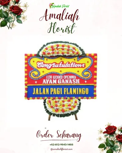 Bunga Papan Congratulation di Leles